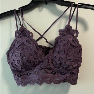 Purple bralette